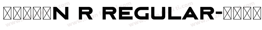 りいてがきN R Regular字体转换
